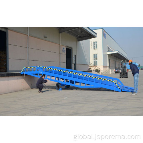 Portable Forklift Ramp mobile yard ramps for container Manufactory